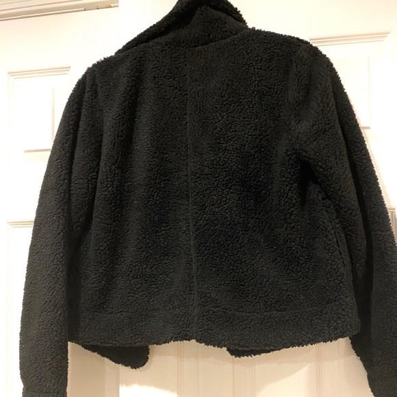 NWT Banana Republic Womens Black Teddy Jacket - Picture 5 of 5
